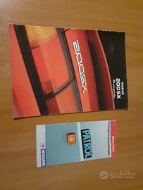 Brochure cataloghi Nissan 200 SX Silvia e Patrol