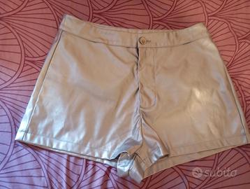Pantaloncini argento M