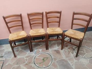 4 sedie paesane