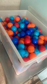 300 palline colorate in plastica Ø 8cm