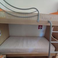 Cameretta con letto a castello