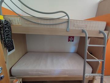 Cameretta con letto a castello