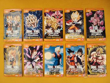 10 bustine DRAGON BALL ST01 Fusion World 