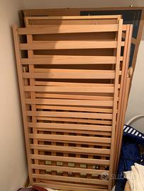 Lettino per bambini  con materasso e cuscino