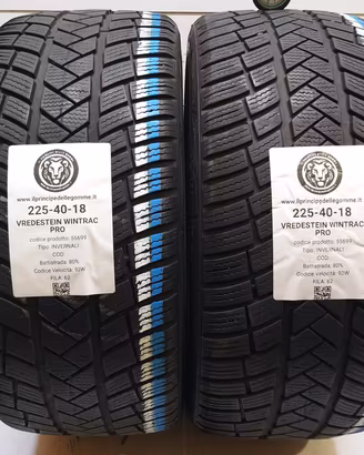 2 GOMME 225 40 18 VREDESTEIN A55699
