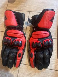 Guanti moto, borsello con difetto