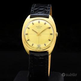 Zenith 28800 Date 70s 18 gold manual cal 2562PC