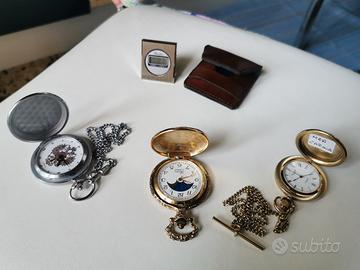 Lotto orologi da taschino e tavola vintage