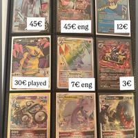 Carte pokemon singole