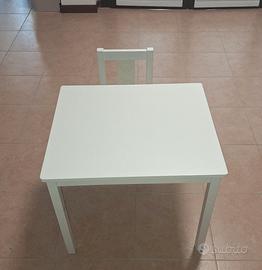 Tavolino e sedia bambini ikea kritter