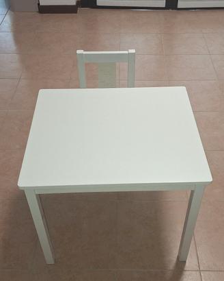 Tavolino e sedia bambini ikea kritter