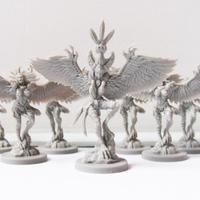 Arpie Gregari + Leader RPG Pathfinder, D&D