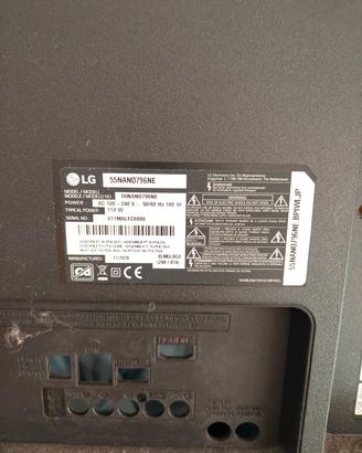 TV Lg nano 55 rotto per ricambi.
