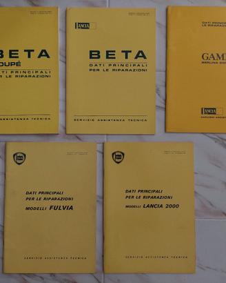 Manuale Lancia dati principali per le riparazioni 