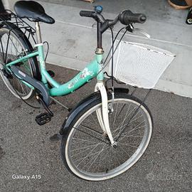 bici per ragazza ripristnata come nuova