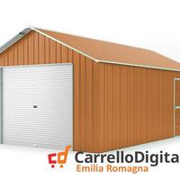 Baracca cantiere 438x724 saracinesca legno chiaro