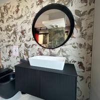 STOCK MOBILE DA BAGNO - "Portofino" Nero Opaco