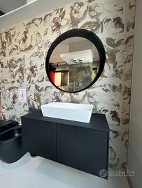 STOCK MOBILE DA BAGNO - "Portofino" Nero Opaco