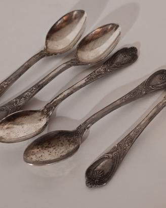 Set 5 cucchiai vintage decorati