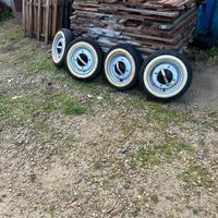 Ruote con cerchi 500l storica