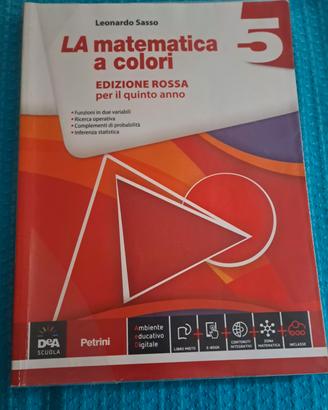 libro di matematica La matematica a colori 5