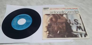 45 GIRI ANTONELLO VENDITTI UNA STUPIDA E LURIDA...