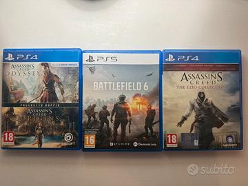 Giochi ps4 e ps5. Battlefield 6 e Assassin’s Creed