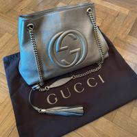 Gucci Soho Pelle Metallizzata