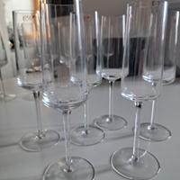 6 flute in cristallo