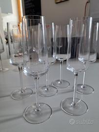 6 flute in cristallo