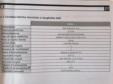 Forno GIERRE a Convezione-Umidifucazione