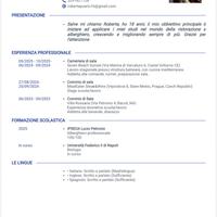 Extra cameriera