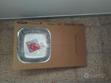 LAVELLO da incasso 1 Vasca SX + sgocciolatore DX