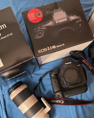 Corredo Canon 1DX Mark III + ottiche varie