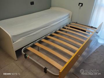 letto singolo con vano 