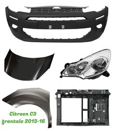 Citroen C3 cofano frontale kit airbag fanale 14>17