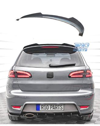 SPOILER ALETTONE SEAT IBIZA 6L 02-08 NERO LUCIDO