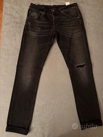 Jeans DONDUP Ritchie skinny fit tg 33 NUOVO