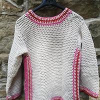 Maglia  primavera fatto a mano uncinetto