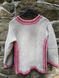 Maglia  primavera fatto a mano uncinetto