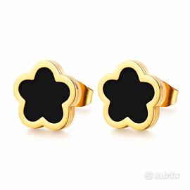 Gioielli orecchini oro placcato 18k