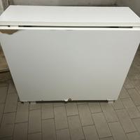 NORDEN Tavolo a ribalta, bianco, 26/89/152x80 cm