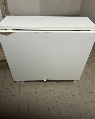 NORDEN Tavolo a ribalta, bianco, 26/89/152x80 cm