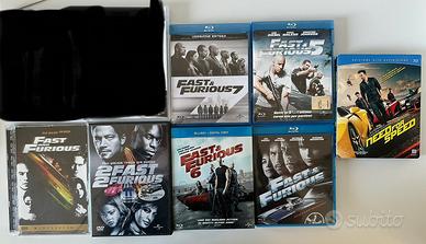 Set DVD/Blu ray Fast & Furious + Need for speed