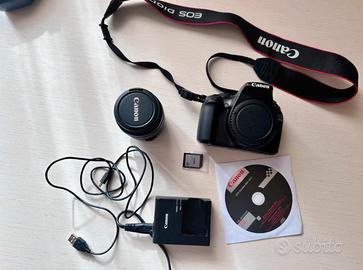 Canon EOS 1100D Reflex – Come nuova, kit completo