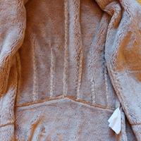 Giubbino donna scamosciato con pelo interno