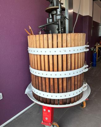 Torchio idraulico per uva da 80