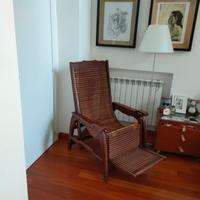 sedia sdraio in legno palissandro indiano 