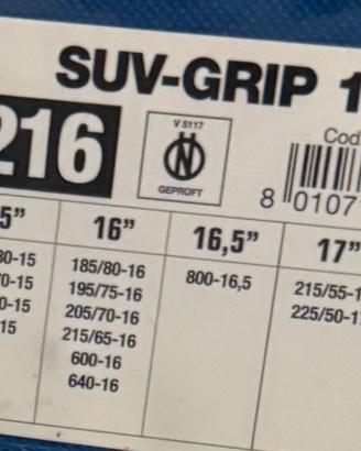 Catene da neve jeep renegade