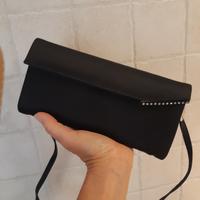 pochette vintage con strass e tracollina